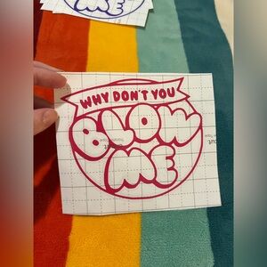 Blow Me Decal 🍭